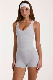 Oh Polly Bo+Tee BT11312 débardeur sport gris chiné