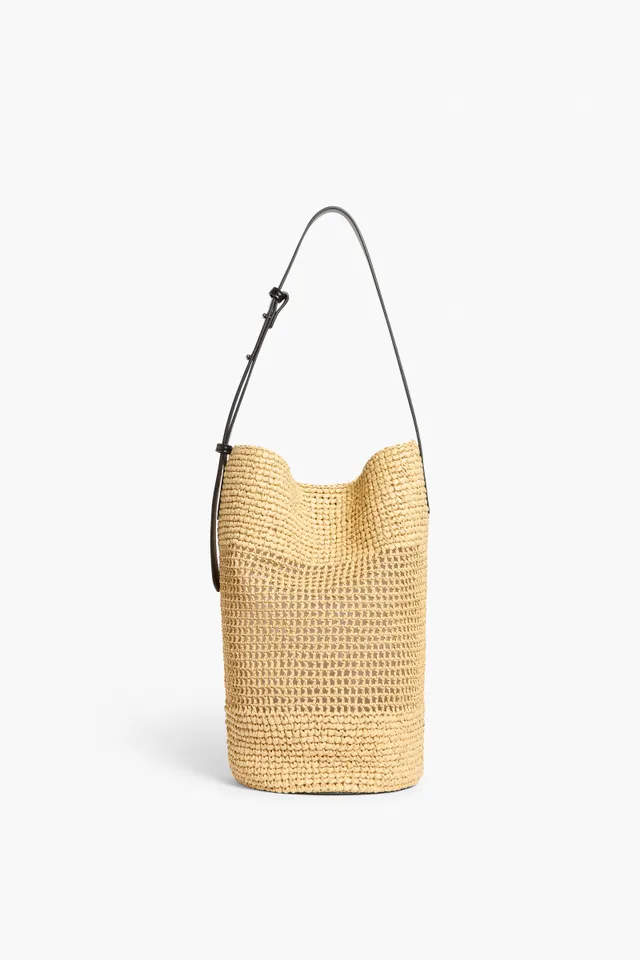 Liviana Conti Maude sac épaule naturelle crochet rafia