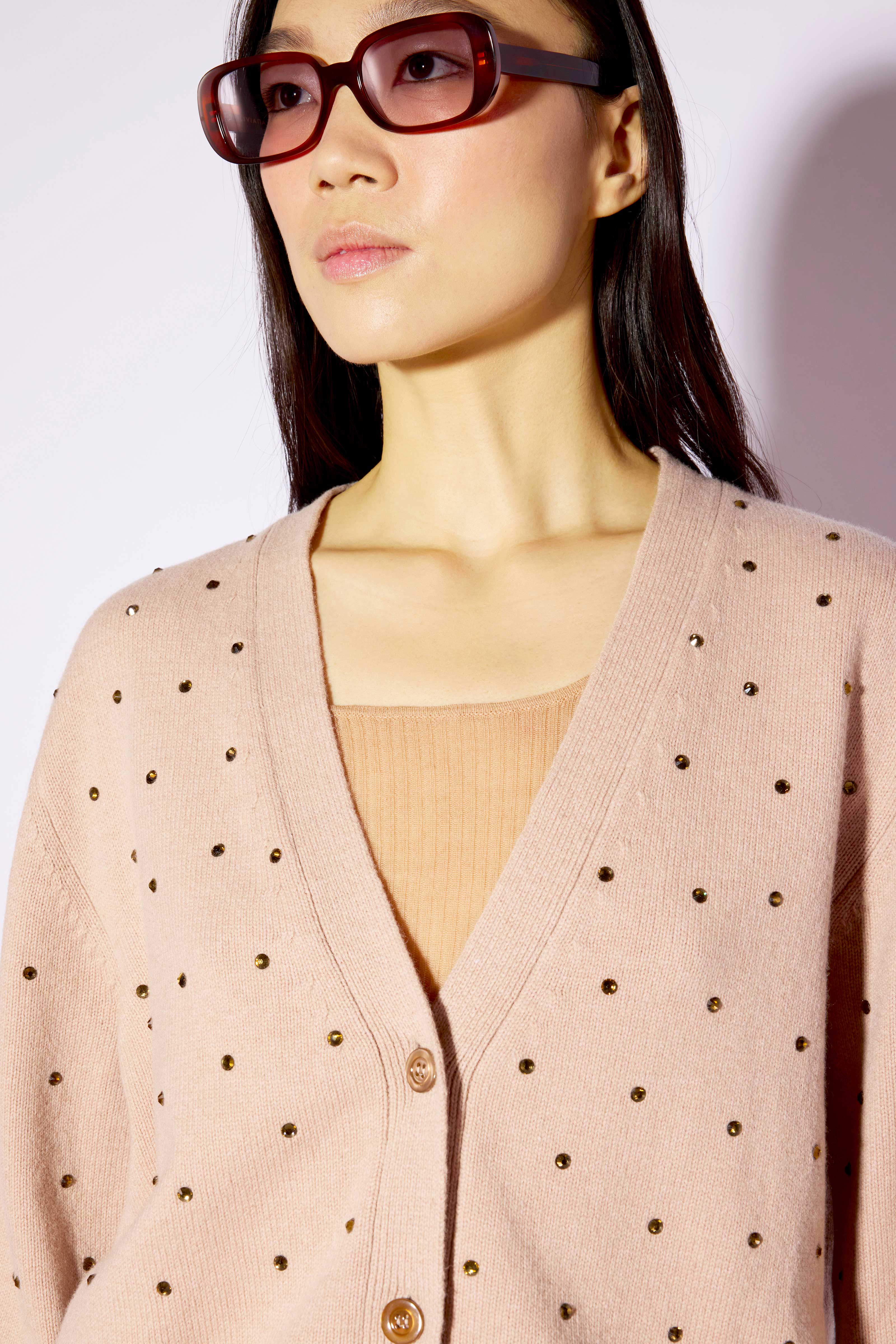 Liviana Conti Maglieria Lusia cardigan cachemire scotch