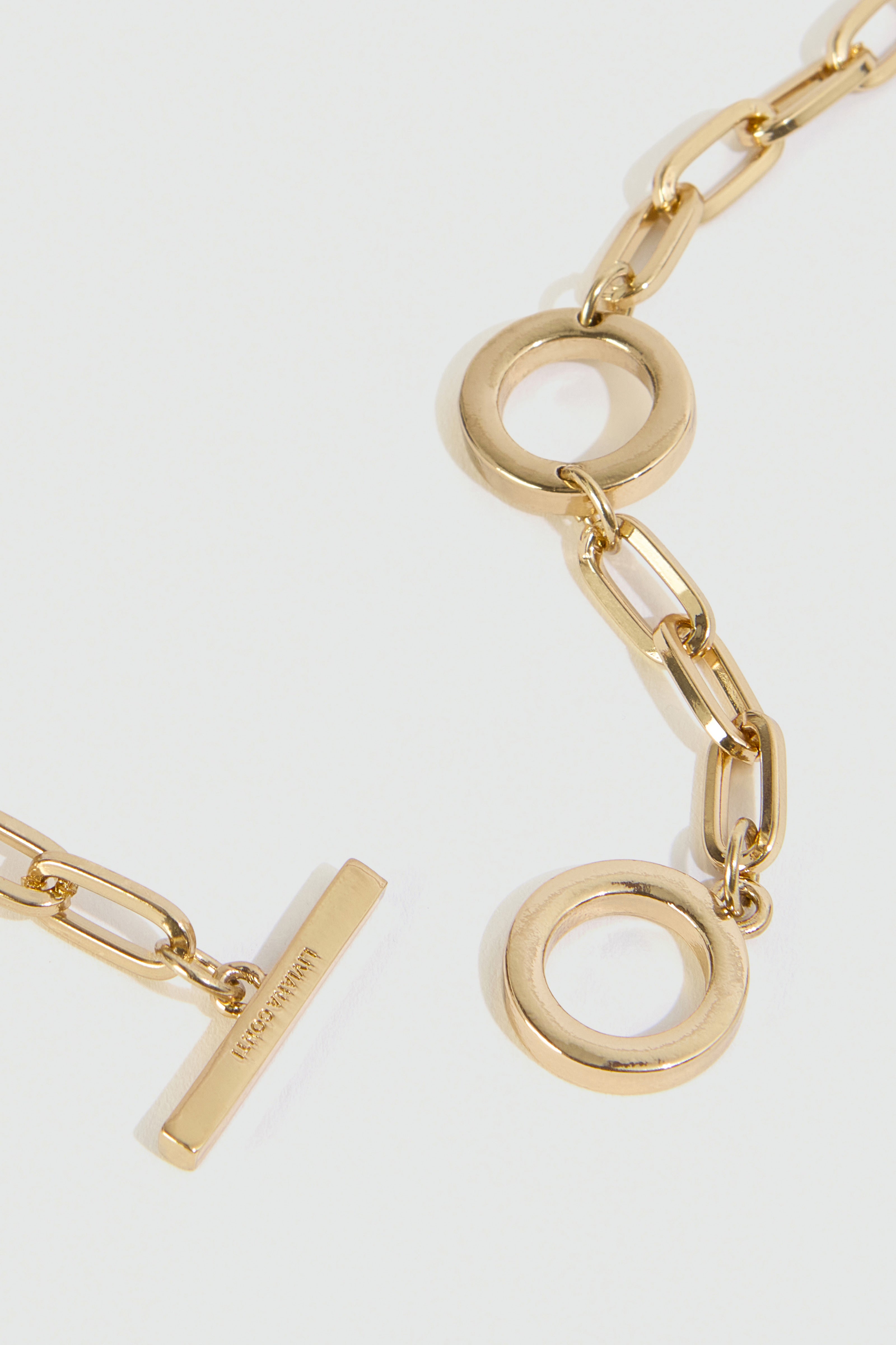 Liviana Conti Nashira collier maxi frange métal Oro