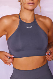 Oh Polly Tops Incline BT0376 top crop sport gris seamless