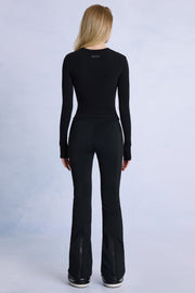Oh Polly salopette ski imperméable noire ceinture polaire