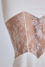 Oh Polly Skirts Sofie jupe longue ivoire dentelle