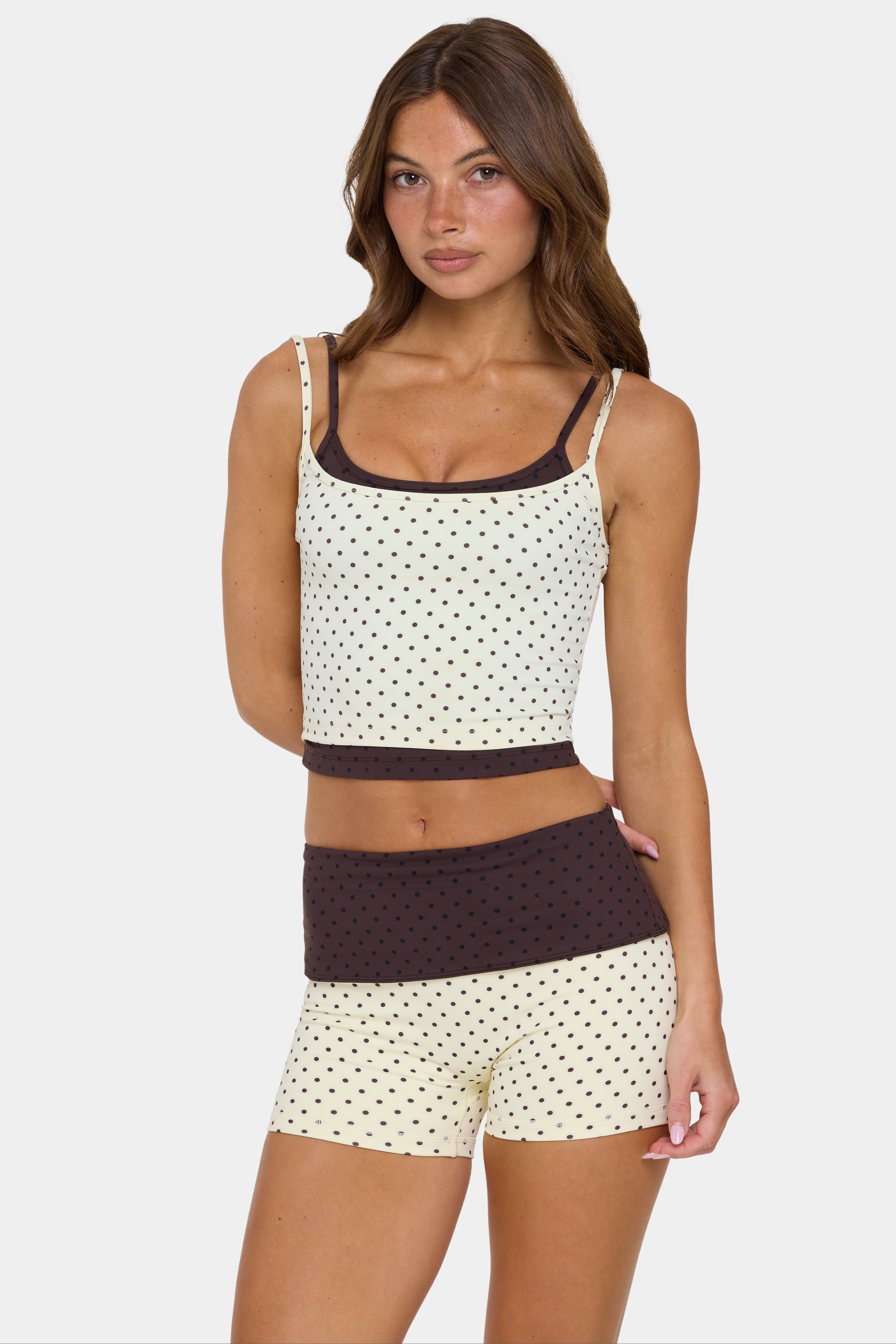 Oh Polly Bo+Tee débardeur beige cookie butter sport