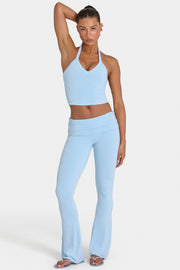 Oh Polly ButterCloud crop top débardeur bleu ciel