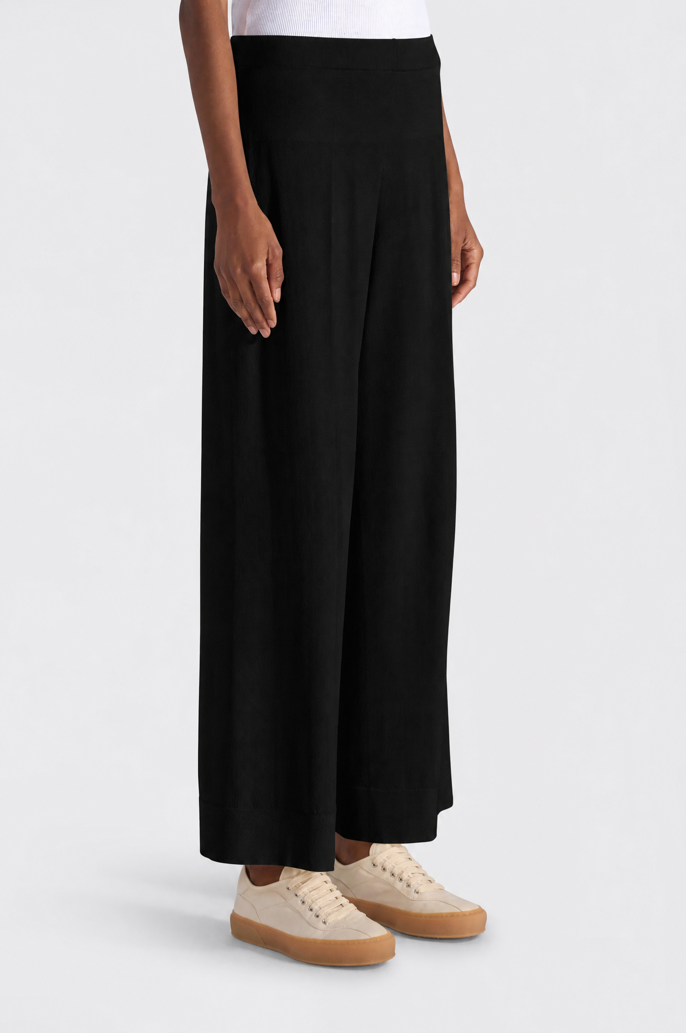 Liviana Conti Mina pantalon large Brezza viscose stretch