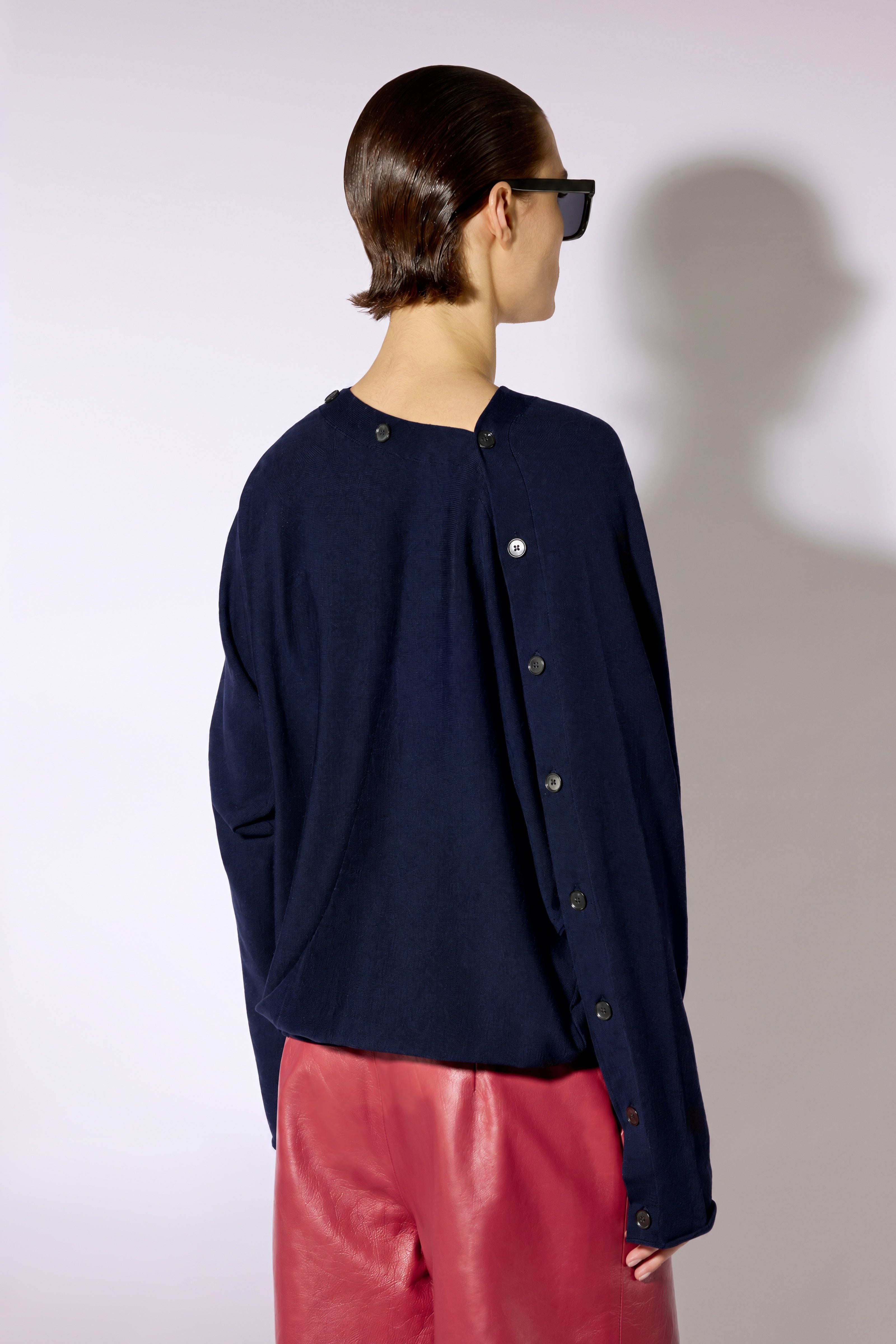 Liviana Conti Maissa pull maille noir femme hiver