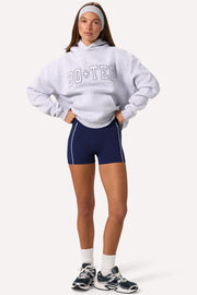 Oh Polly Knitwear Hoodie BT02578 sweat à capuche gris chiné