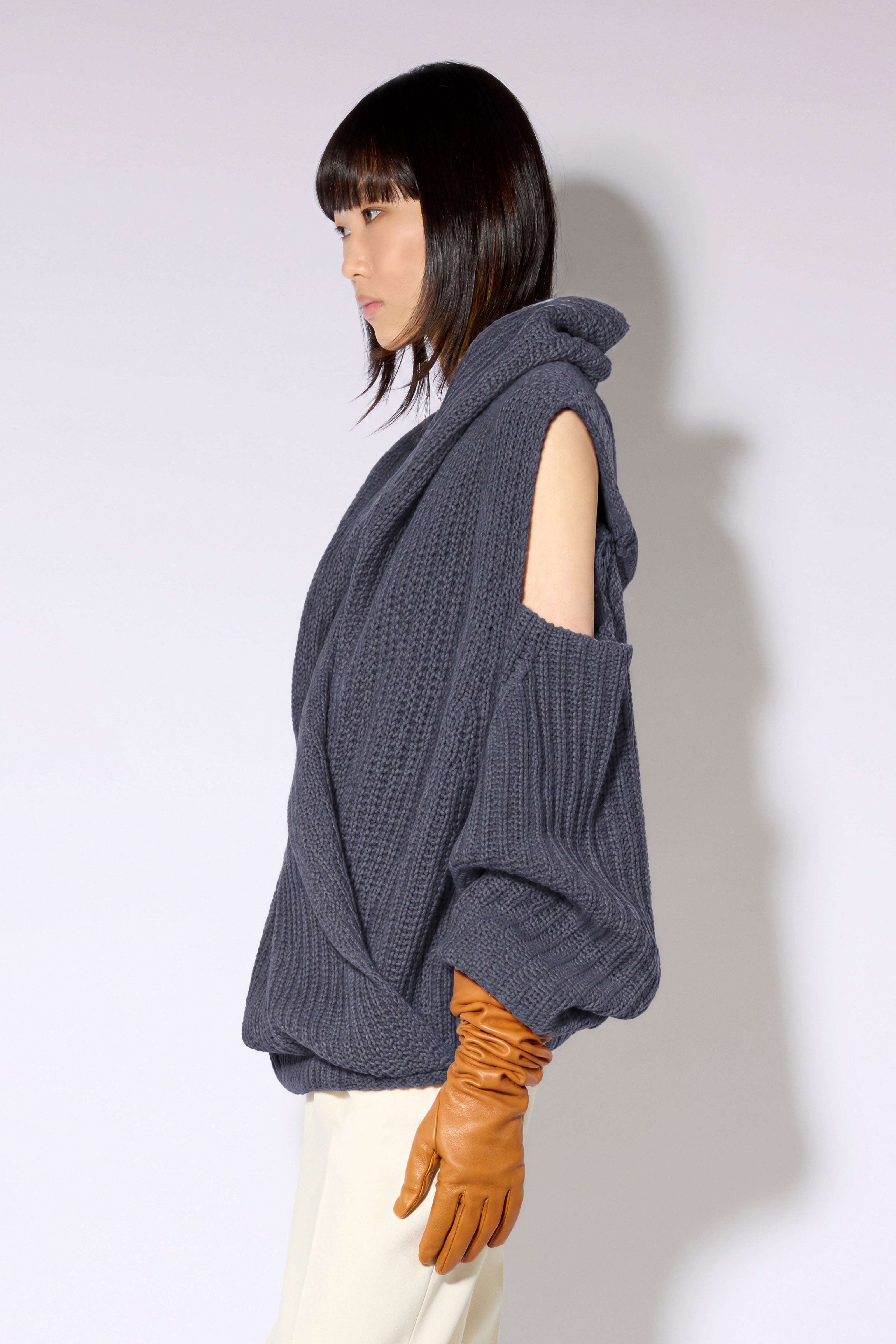 Liviana Conti Soleil pull natural anthracite