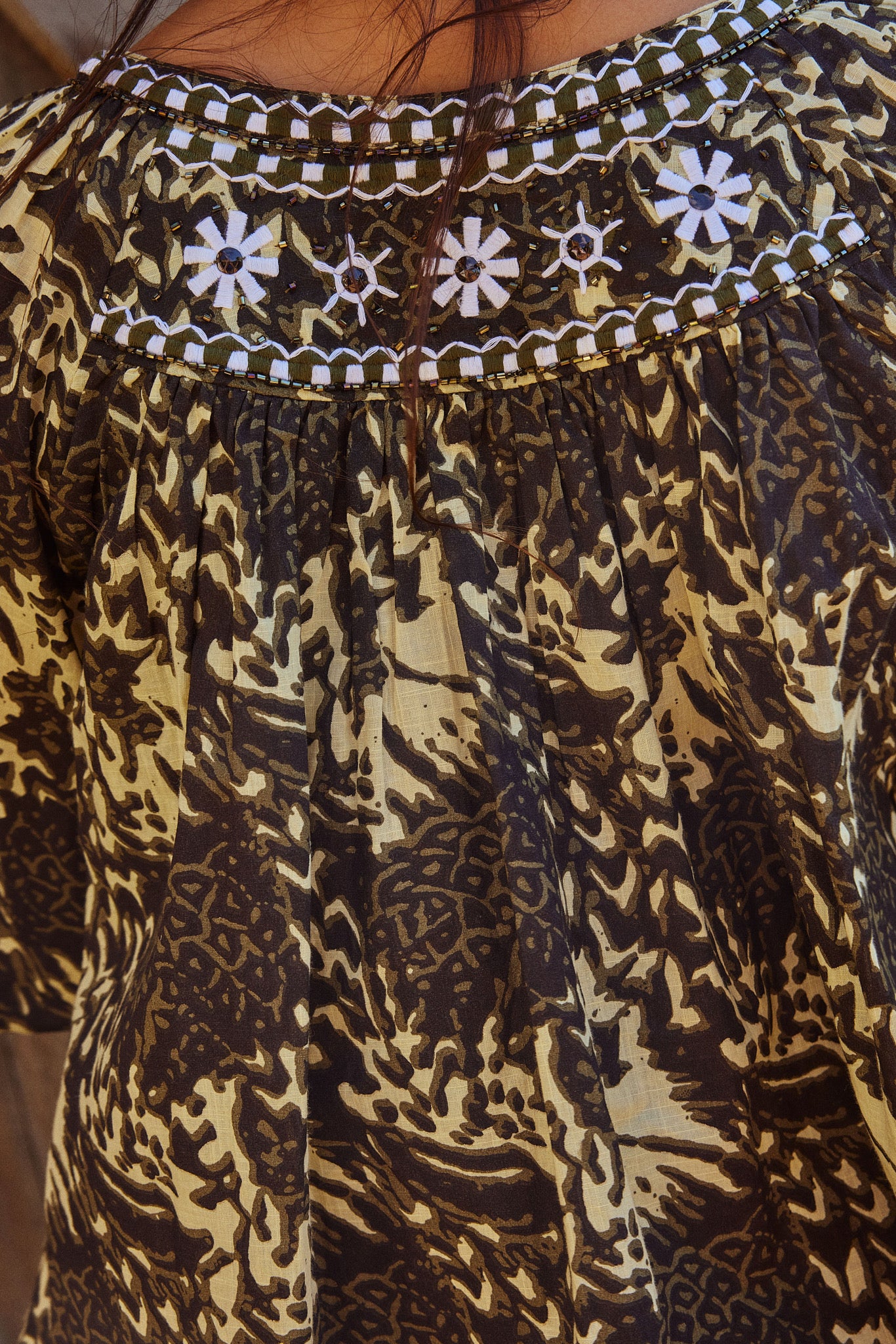 Chicosoleil Asha top court coco jungle XS-XL coton