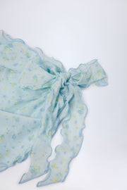 Oh Polly Swim Molinas paréo bleu floral mesh