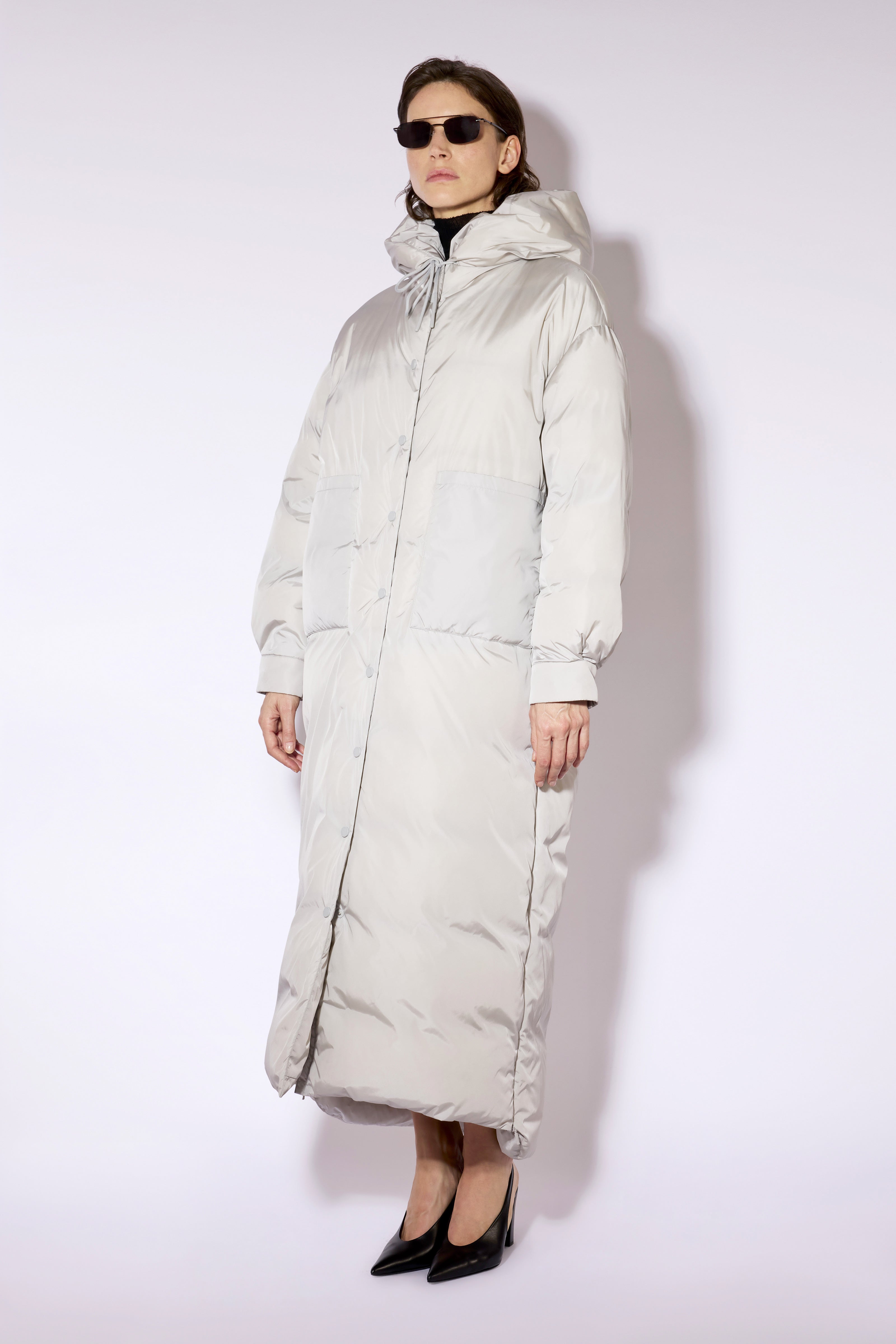 Liviana Conti Horace doudoune longue noire M nylon