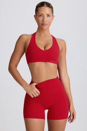 Oh Polly Bo+Tee brassière sport rouge respirante stretch