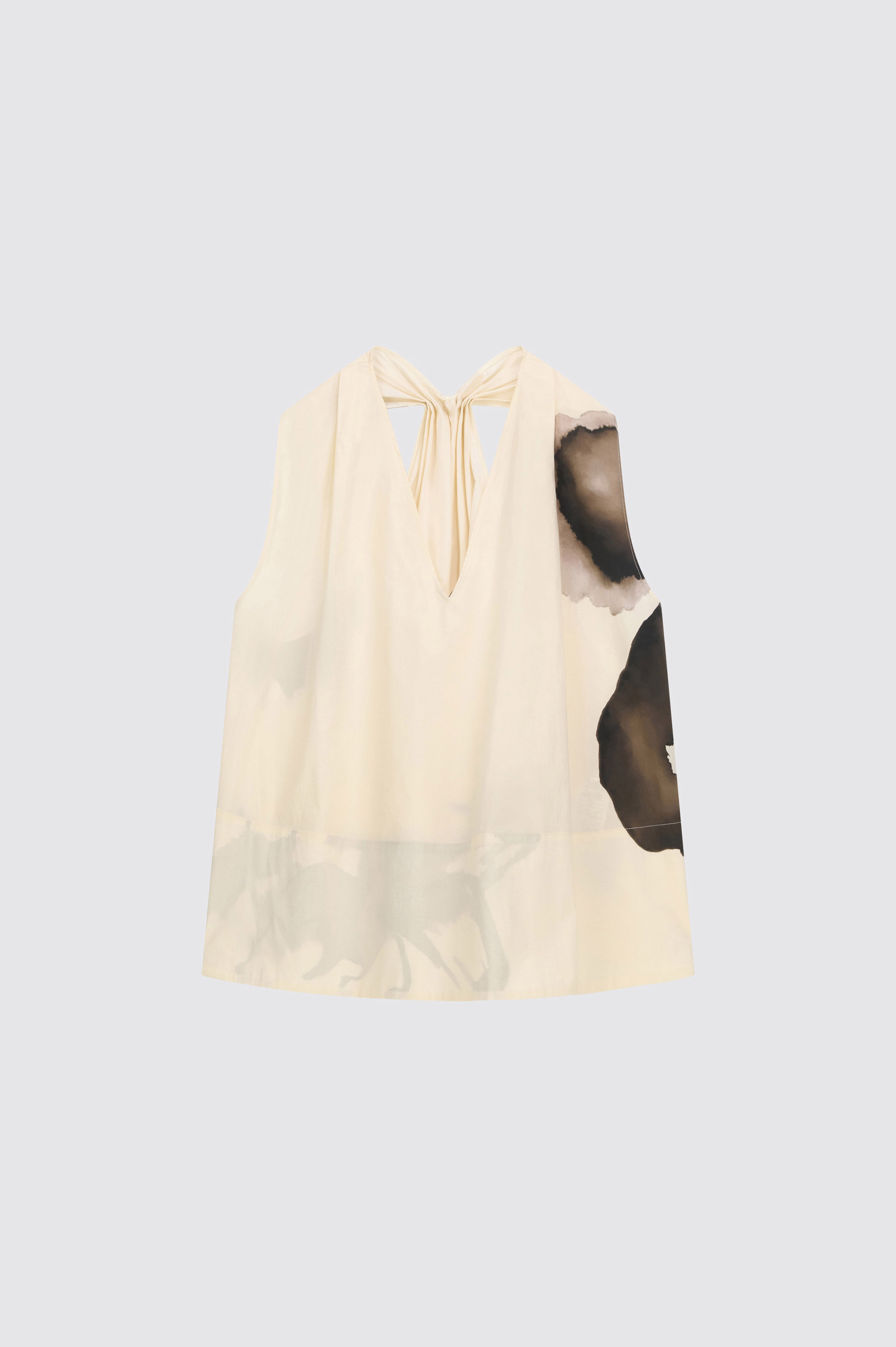 Liviana Conti Dakota blouse coton fleurie col V