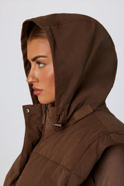 Oh Polly Essential BT0786 doudoune courte marron