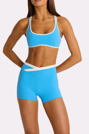 Oh Polly Bo+Tee Soft Active brassiere bleu électrique