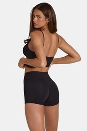 Bo+Tee Soft Active Mini Short sport noir sans couture
