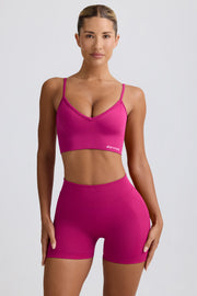 Oh Polly Define Luxe mini short berry sans coutures