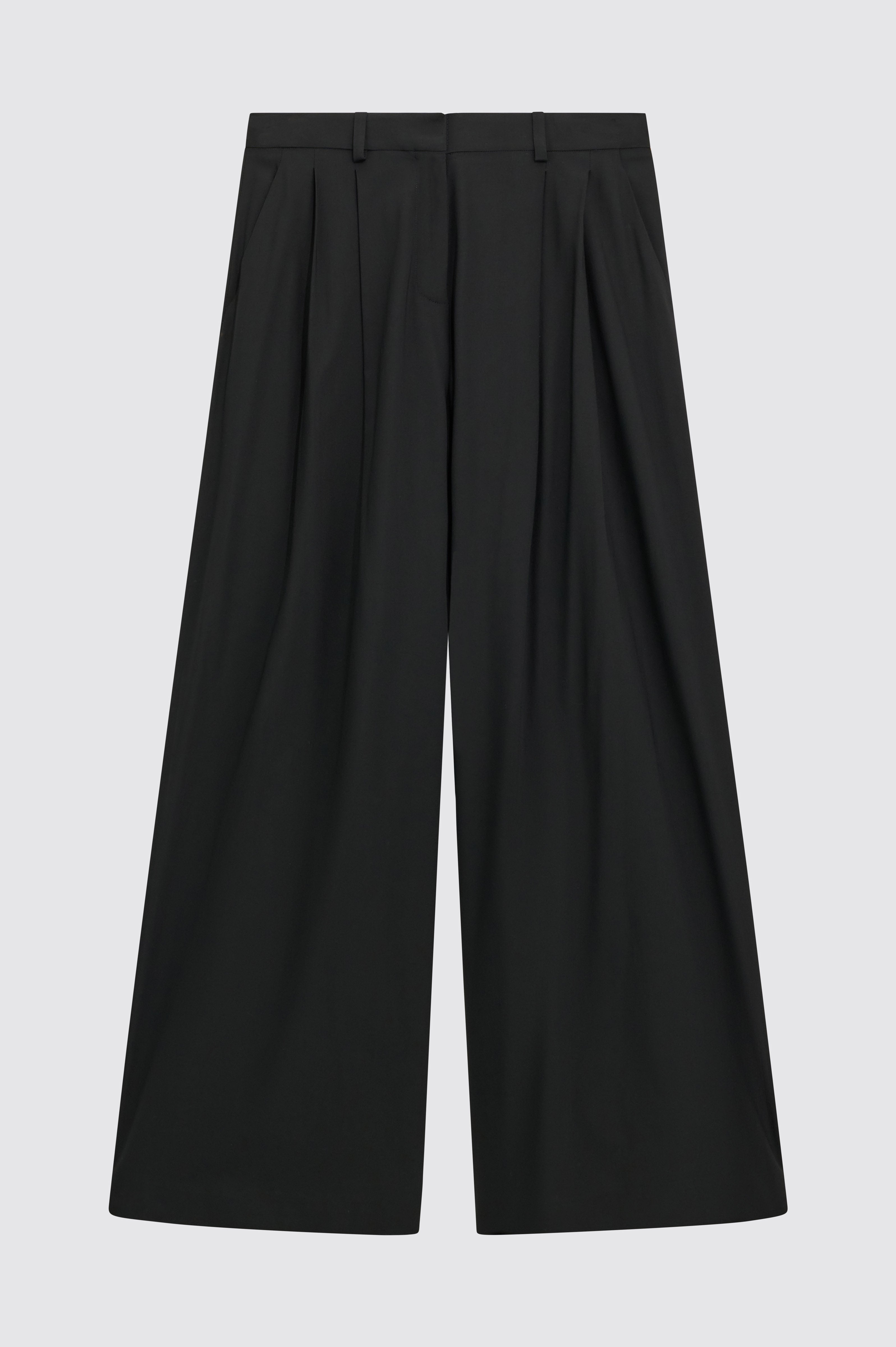 Liviana Conti Anthony pantalon noir viscose-laine pinces