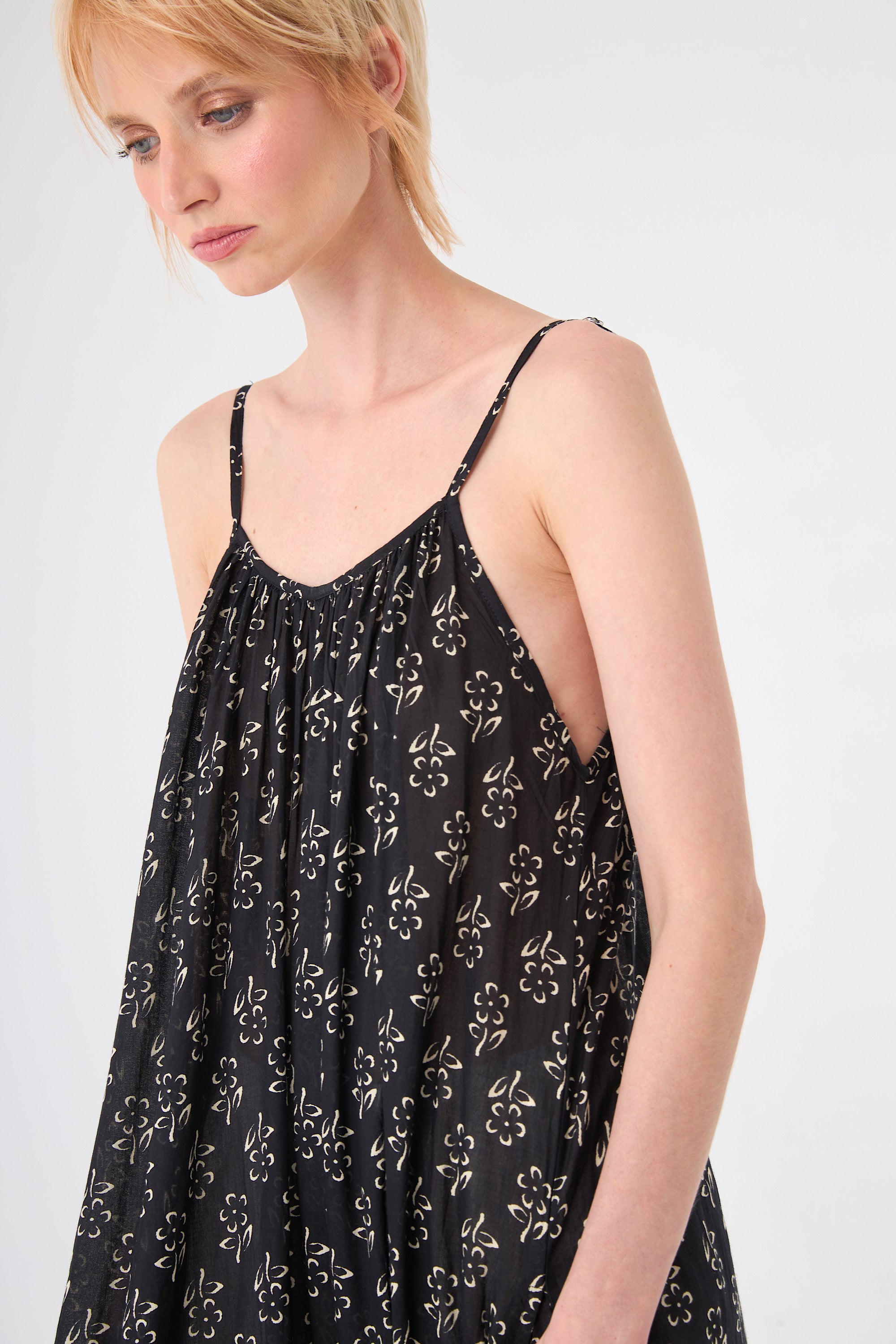 Chicosoleil Pearl robe longue coton Fleurs Vagabondes S