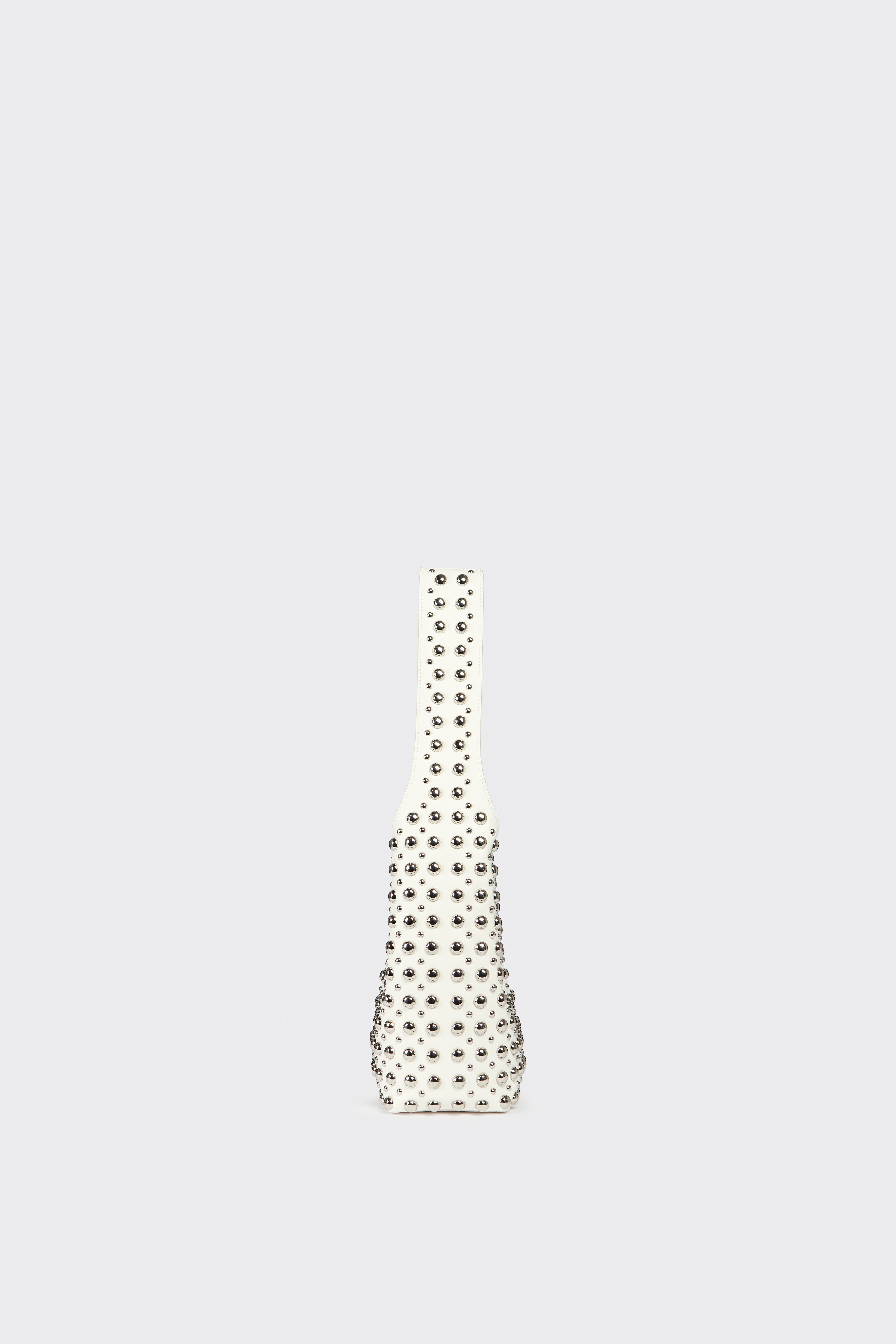 Liviana Conti Christy sac hobo clouté blanc