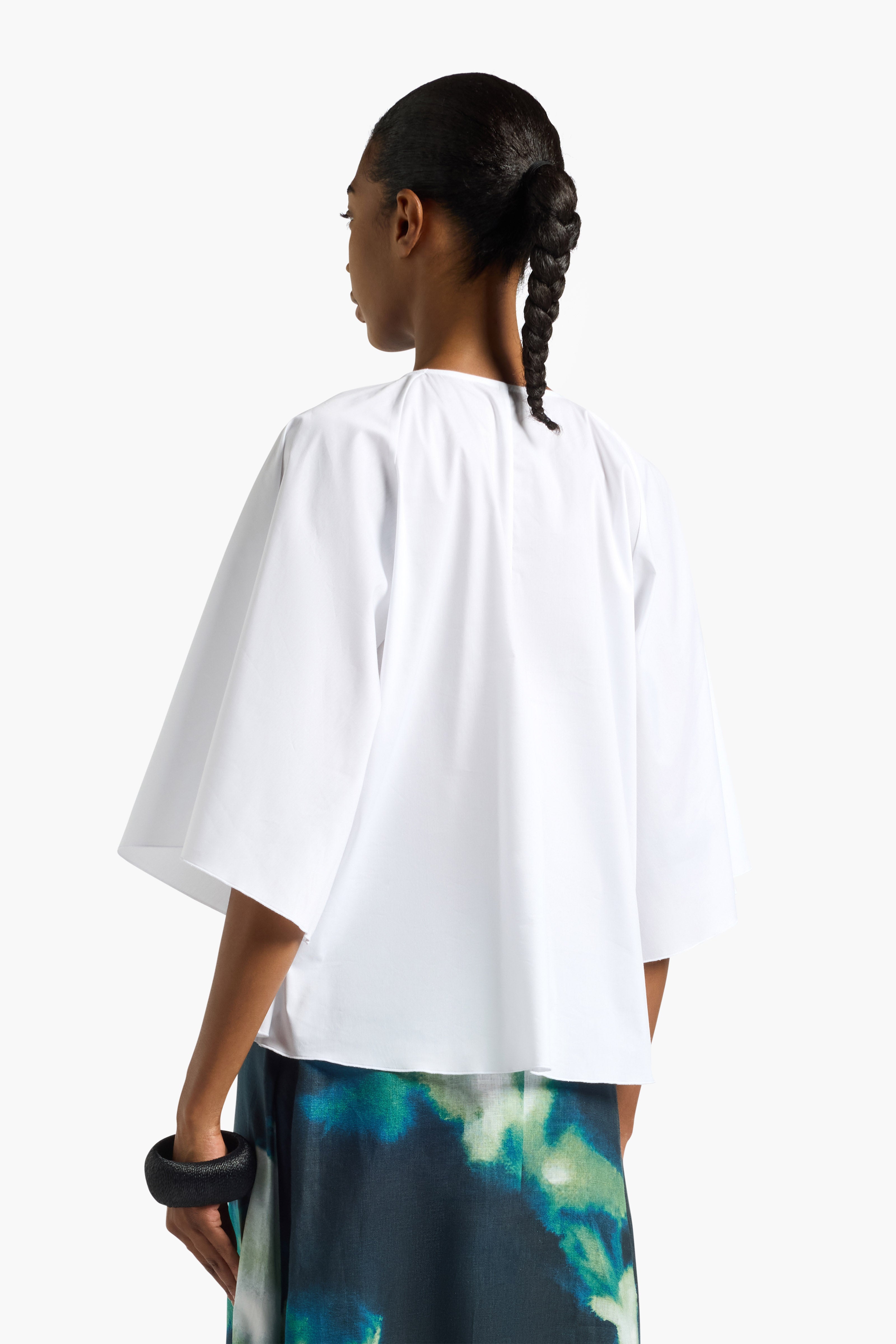 Liviana Conti Louise blouse blanche popeline