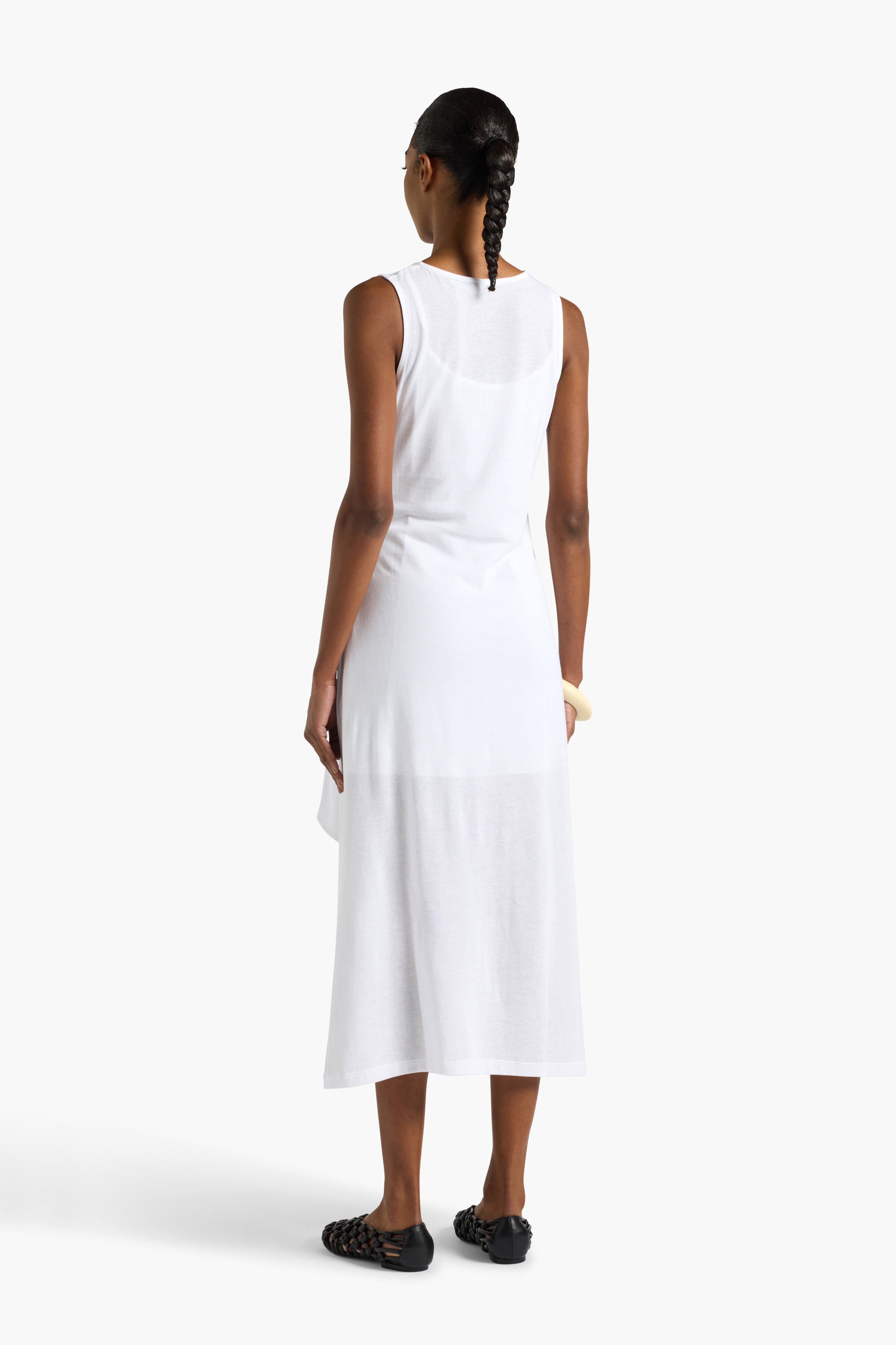 Liviana Conti Lilith robe noire coton bio mi-longue