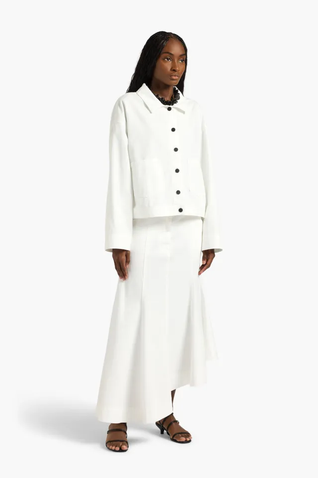 Liviana Conti Steve veste coton beige sale