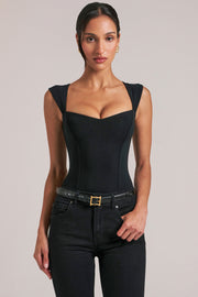 Oh Polly Bodysuits body noir col cœur modal
