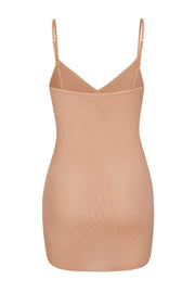 Oh Polly Robe nuisette mini slip V pêche mesh réglable