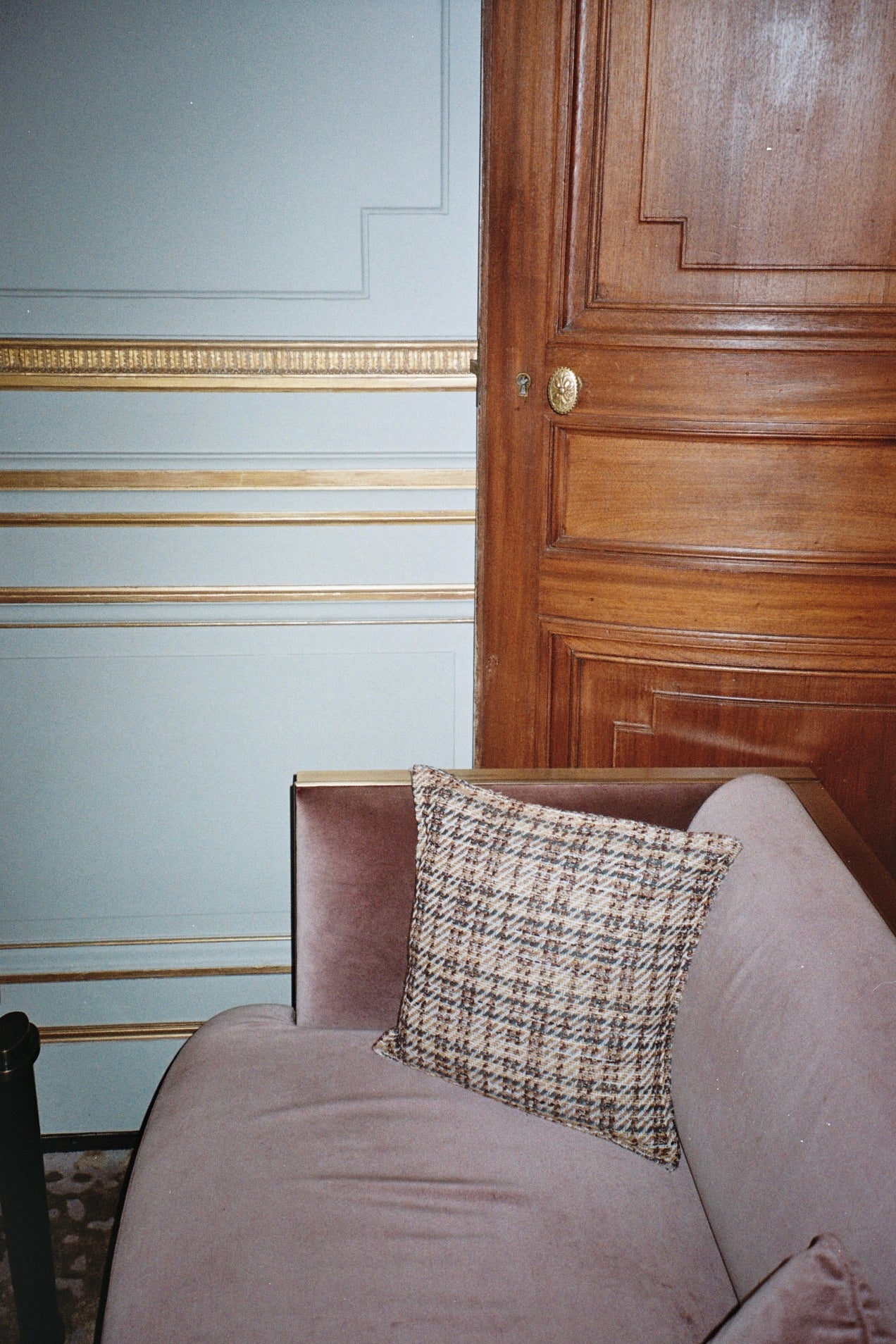 The Ethiquette Villeroy housse de coussin 40x40 cm tweed
