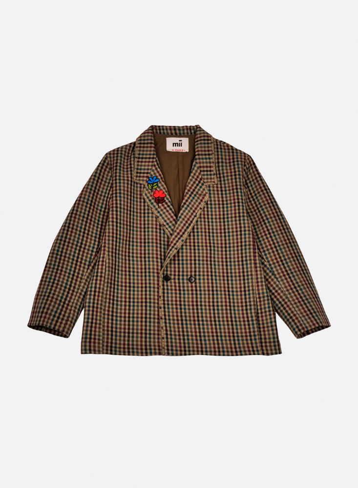Mii à table Veste Anu veste homme La Vaisselle à carreaux