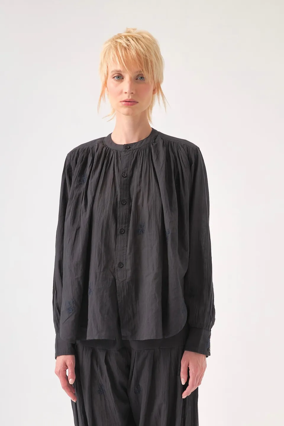 Chicosoleil Scheherazade Chemise noir coton