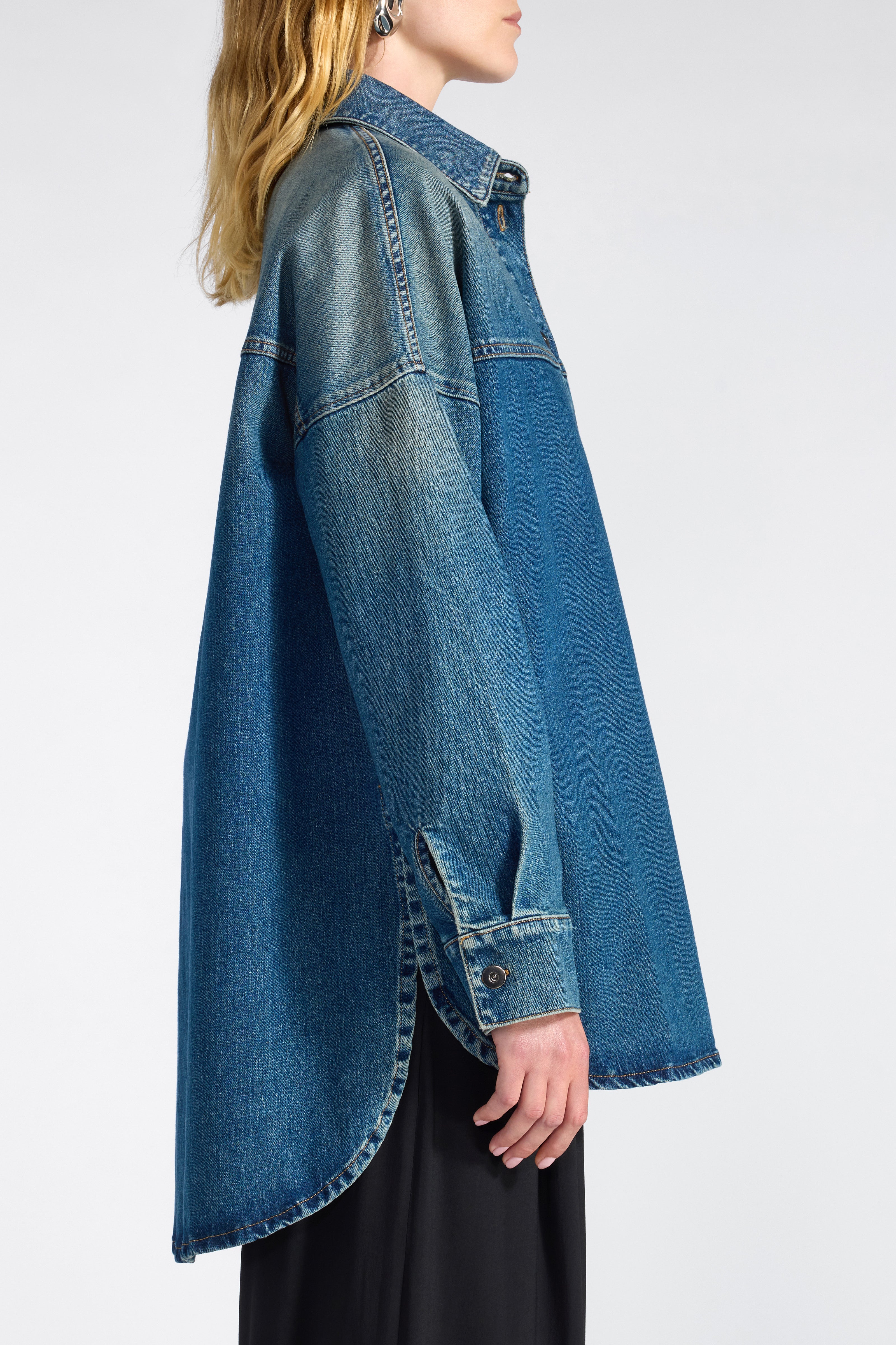 Liviana Conti Bridget veste jean denim bleue taille M