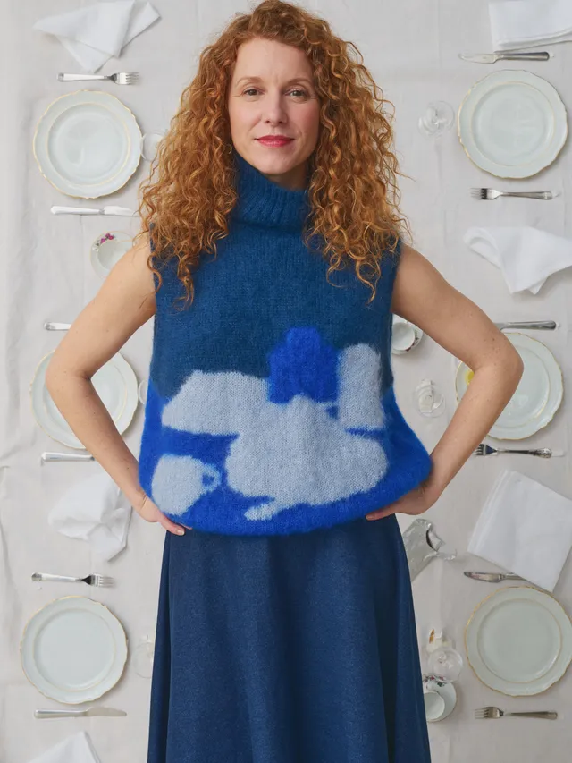 MII Mii à table Pull Loise mohair soie La Table
