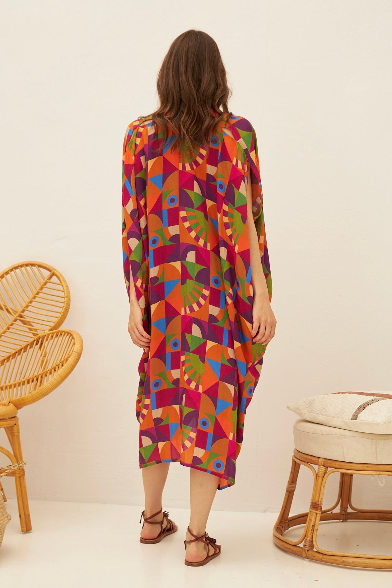 Chicosoleil Mango kimono Toucan viscose taille unique