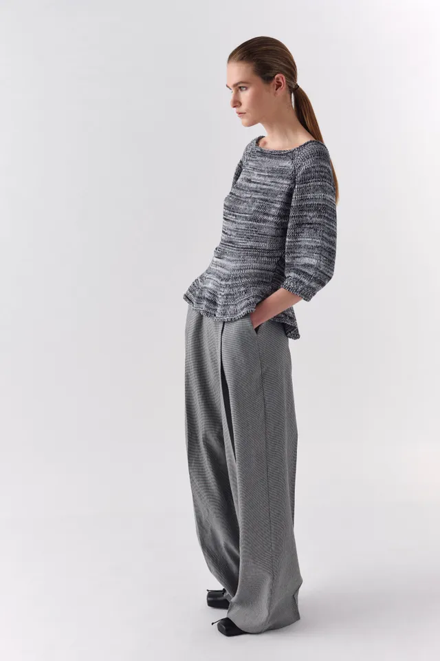 Liviana Conti Paige pull coton nuit blanc XS-XL