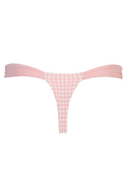 Oh Polly Swim Mele bas bikini thong vichy rose