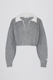 Oh Polly Knitwear Jumper BT02525 Pull Gris Laine