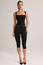 Oh Polly Vivee 15439 top noir col carré modal