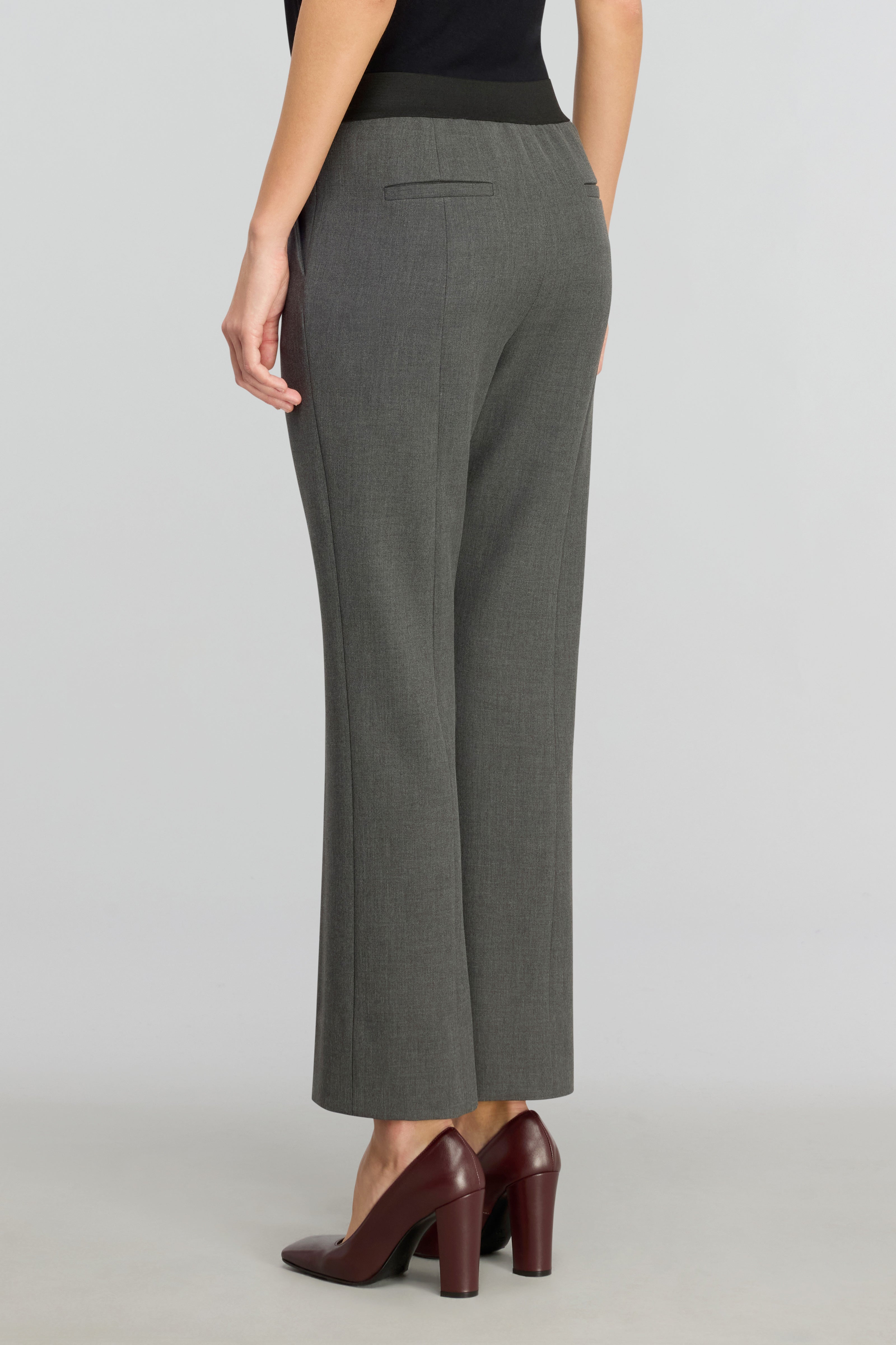 Liviana Conti Zack pantalon femme gris classique taille 38-48