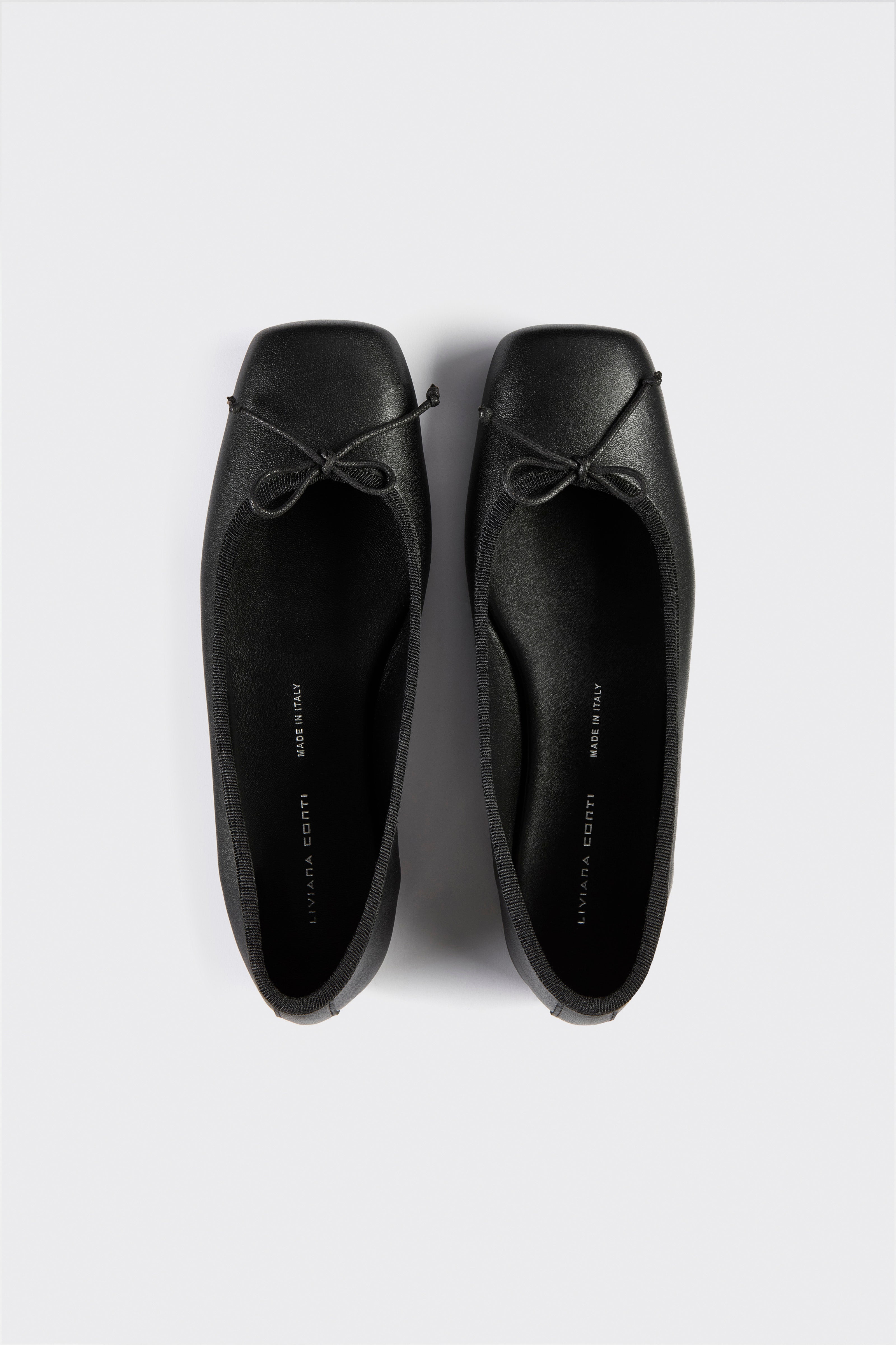 Liviana Conti Lucrezia ballerines cuir nero