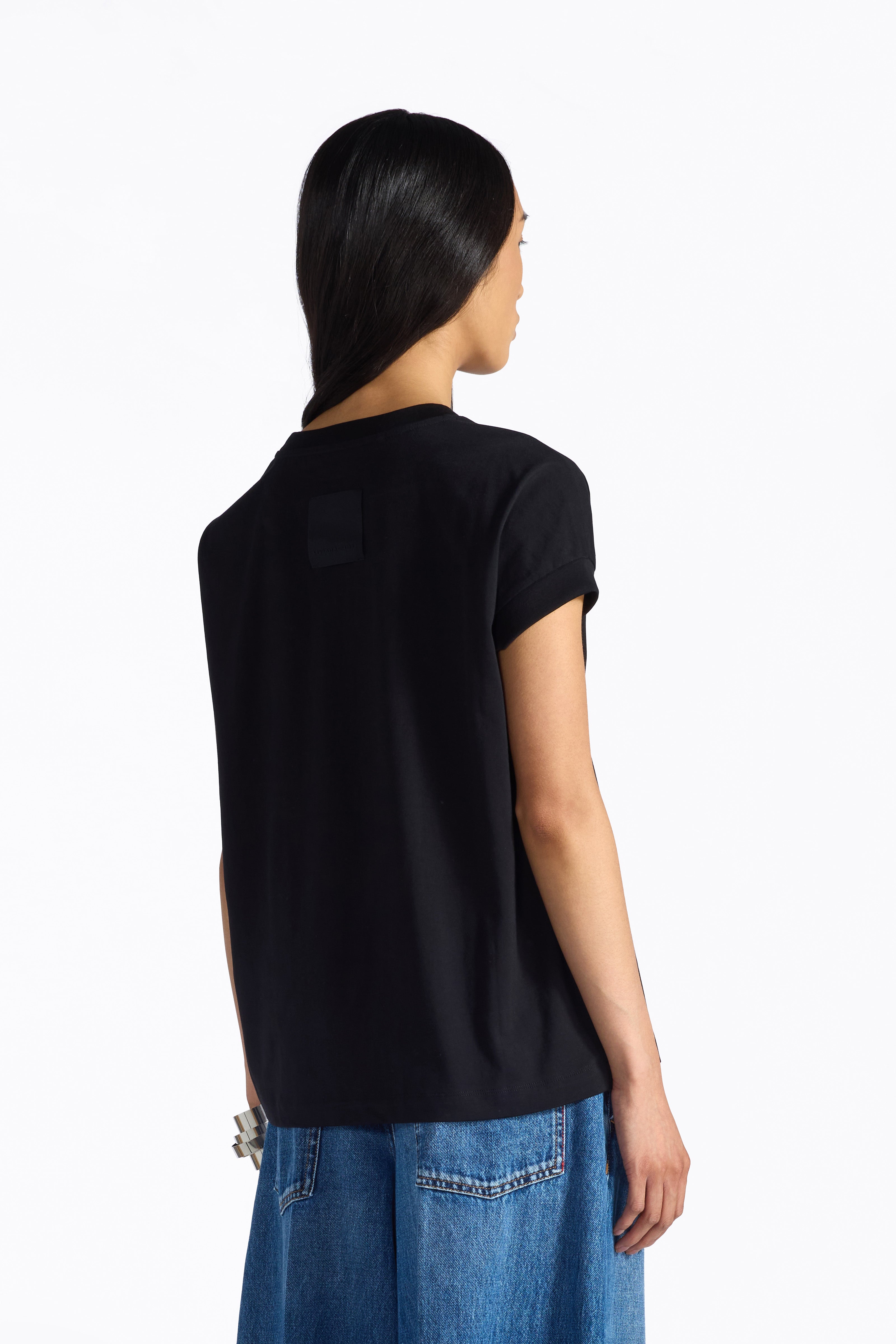 Liviana Conti Prue t-shirt femme noir coton