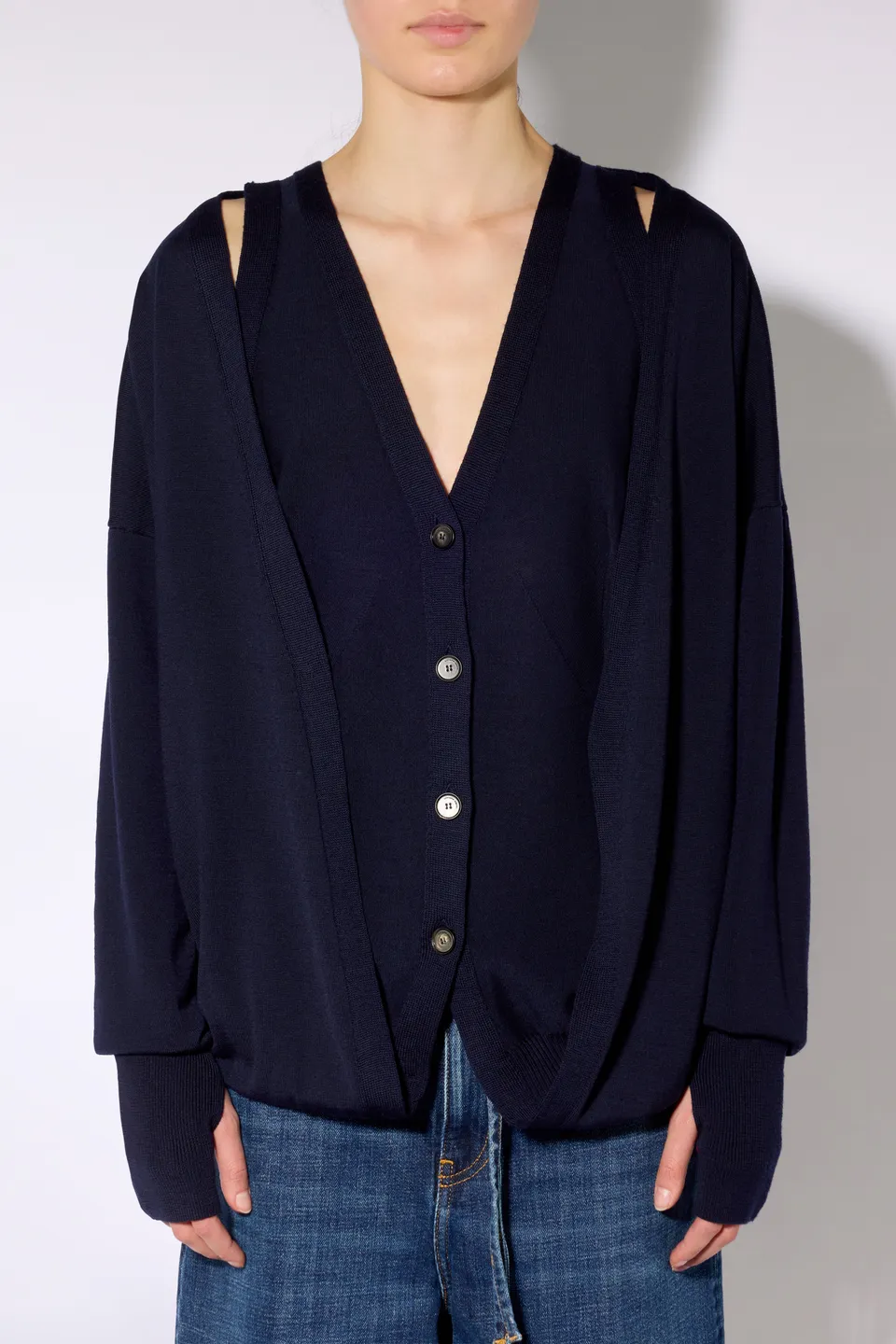 Liviana Conti Margaret cardigan maille nuit M