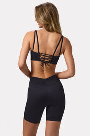 Oh Polly Bo+Tee Cuissard Biker Noir FlexiRib