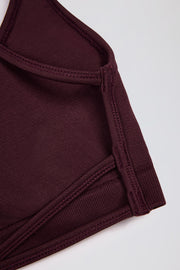 Oh Polly Super Sculpt BT2476 brassière sport bordeaux sans couture