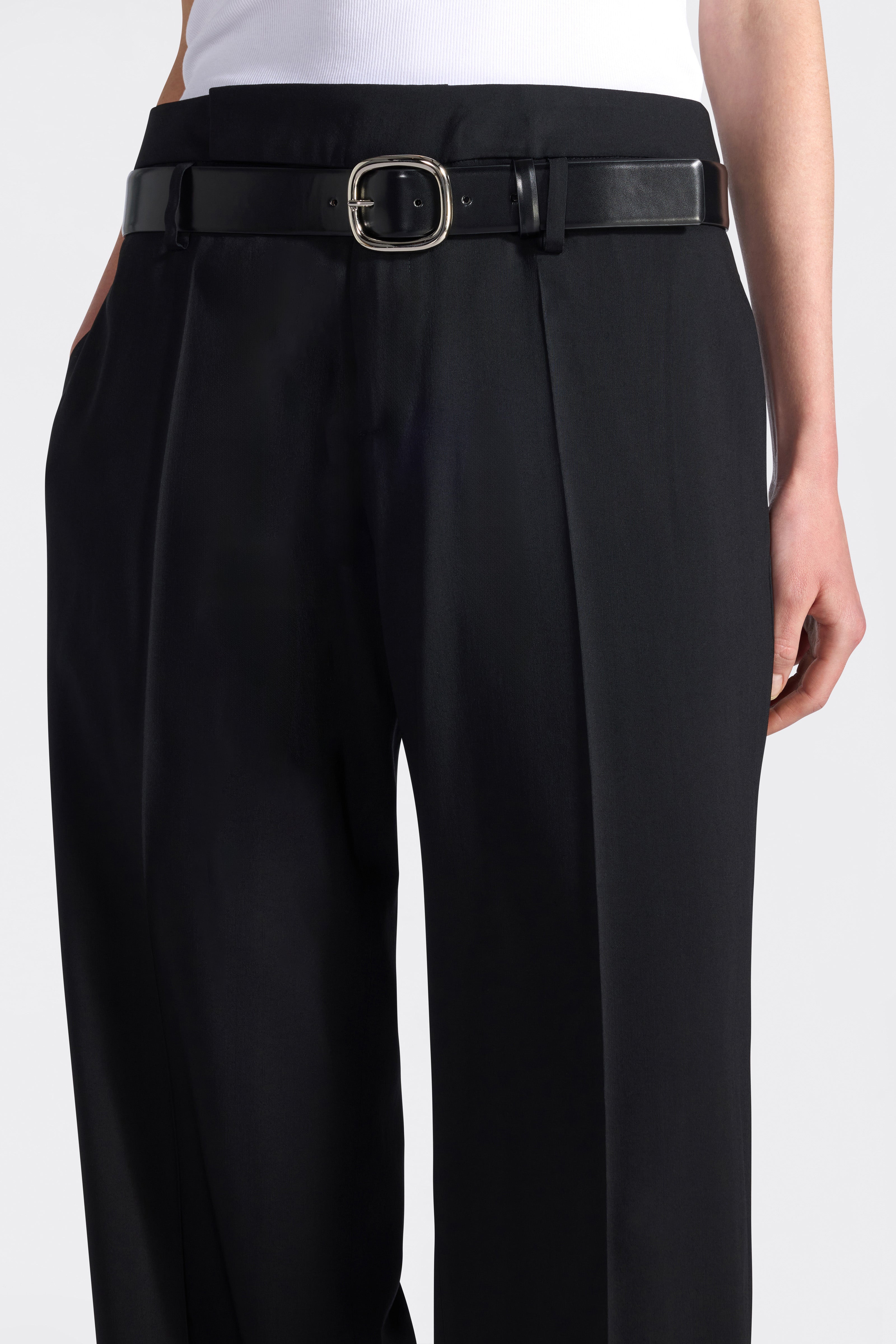 Liviana Conti Cooper pantalon droit noir 42