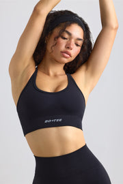Oh Polly Define Luxe brassière sport noire maintien fort