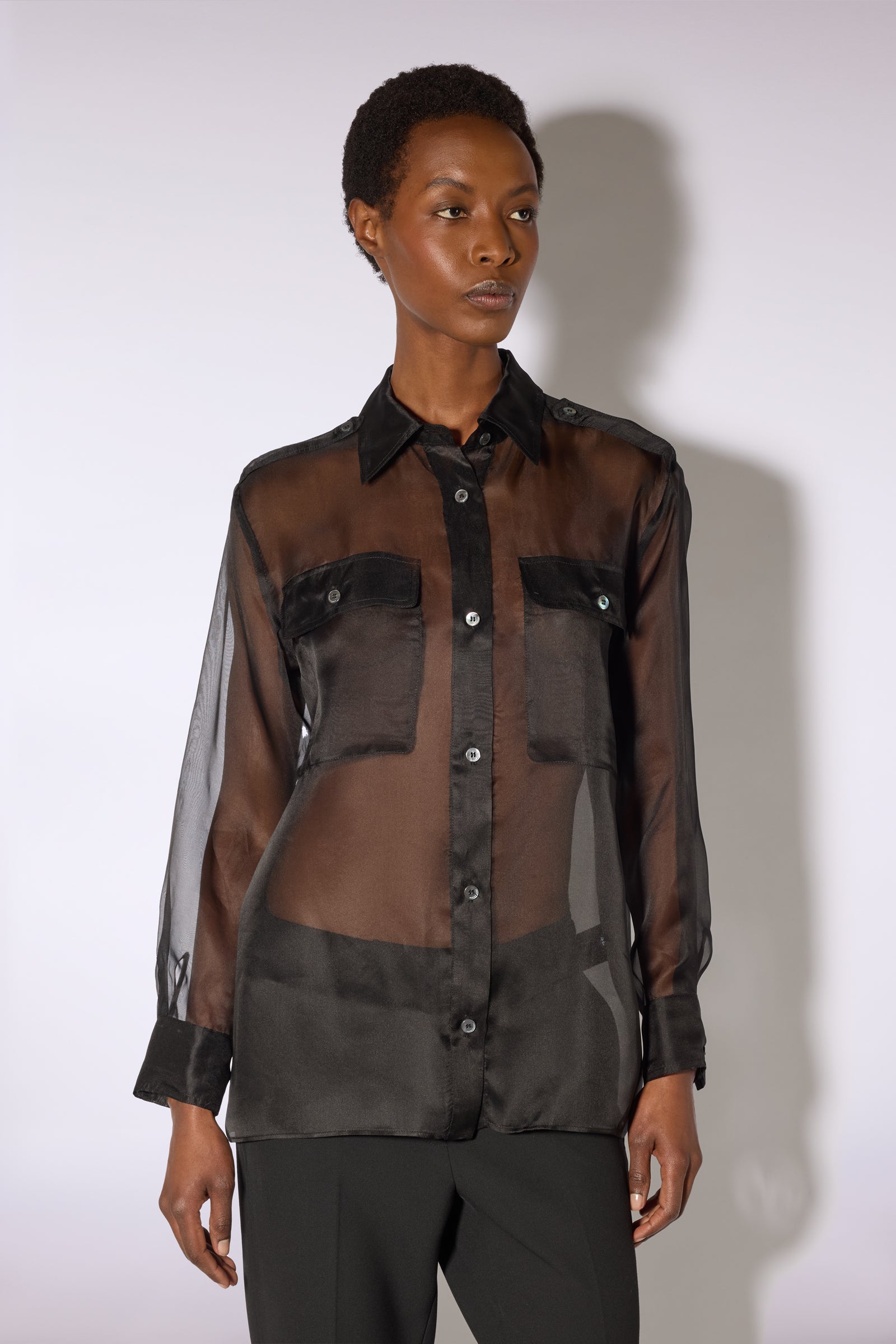 Liviana Conti Anya chemise noire classique