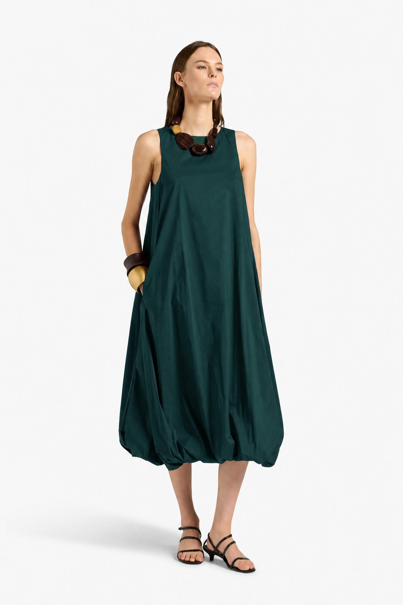 Liviana Conti Jeanne L6SK33 robe midi Terrarossa poches